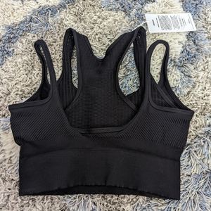 Avocado double layer sports bra.